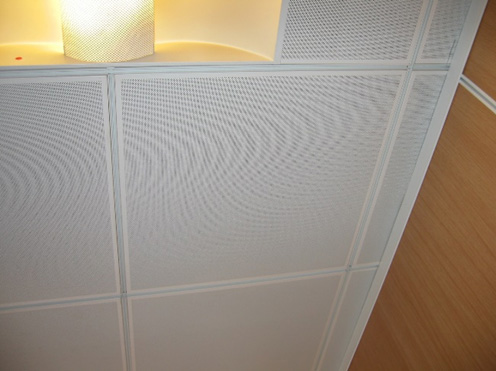 Plafond depose sur ce chantier