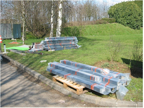 plafond LUXALON devant  chantier